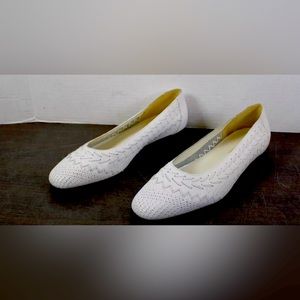 Romano White Flats
